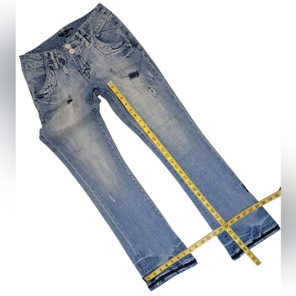 Vintage Y2K 2000s PEPE London Denim Jeans Size 26 - Picture 15 of 16